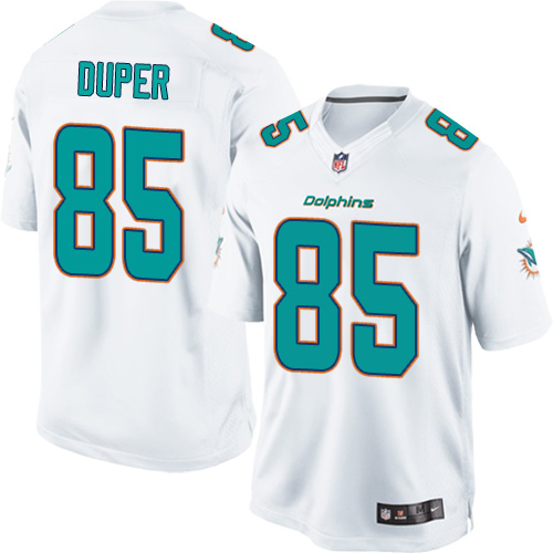 Youth Limited Mark Duper Nike Jersey White Road - #85 NFL Miami Dolphins